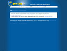 Tablet Screenshot of bsv-live.tv
